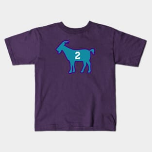 CHA GOAT - 2 - Purple Kids T-Shirt